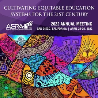 Program cover for the 2022 American Educational Research Association Annual Meeting