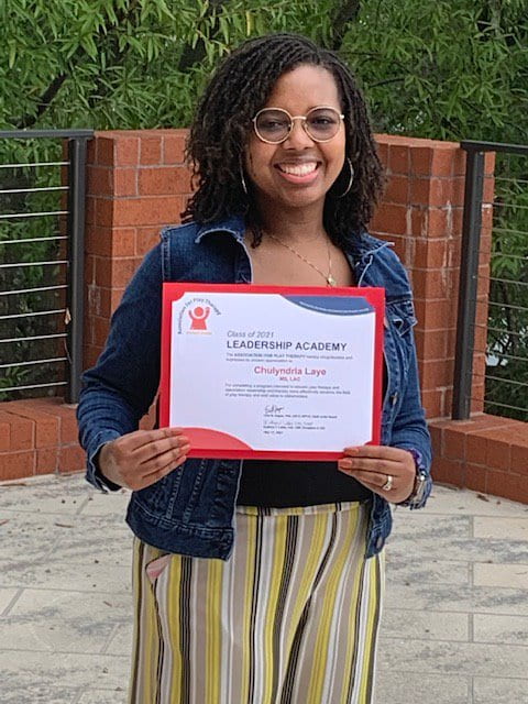 Chulyndria Laye, Association for Play Therapy Leadership Academy graduation.