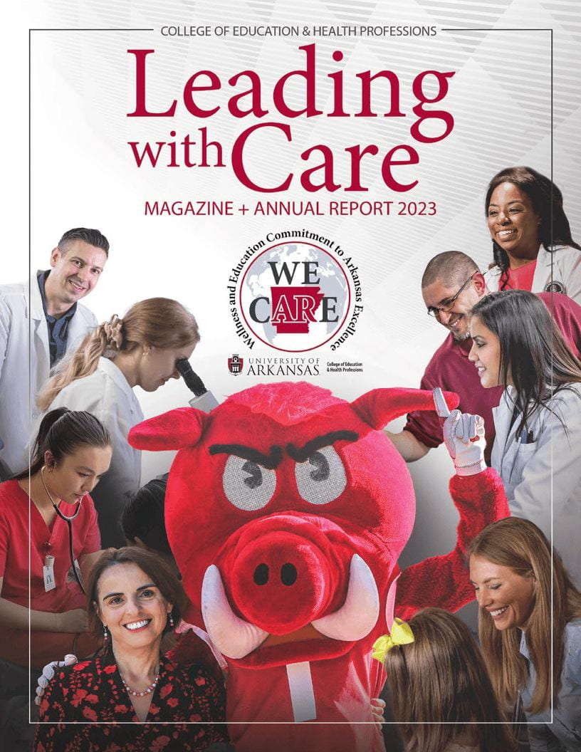 Cover of the 2023 Leading with Care annual magazine